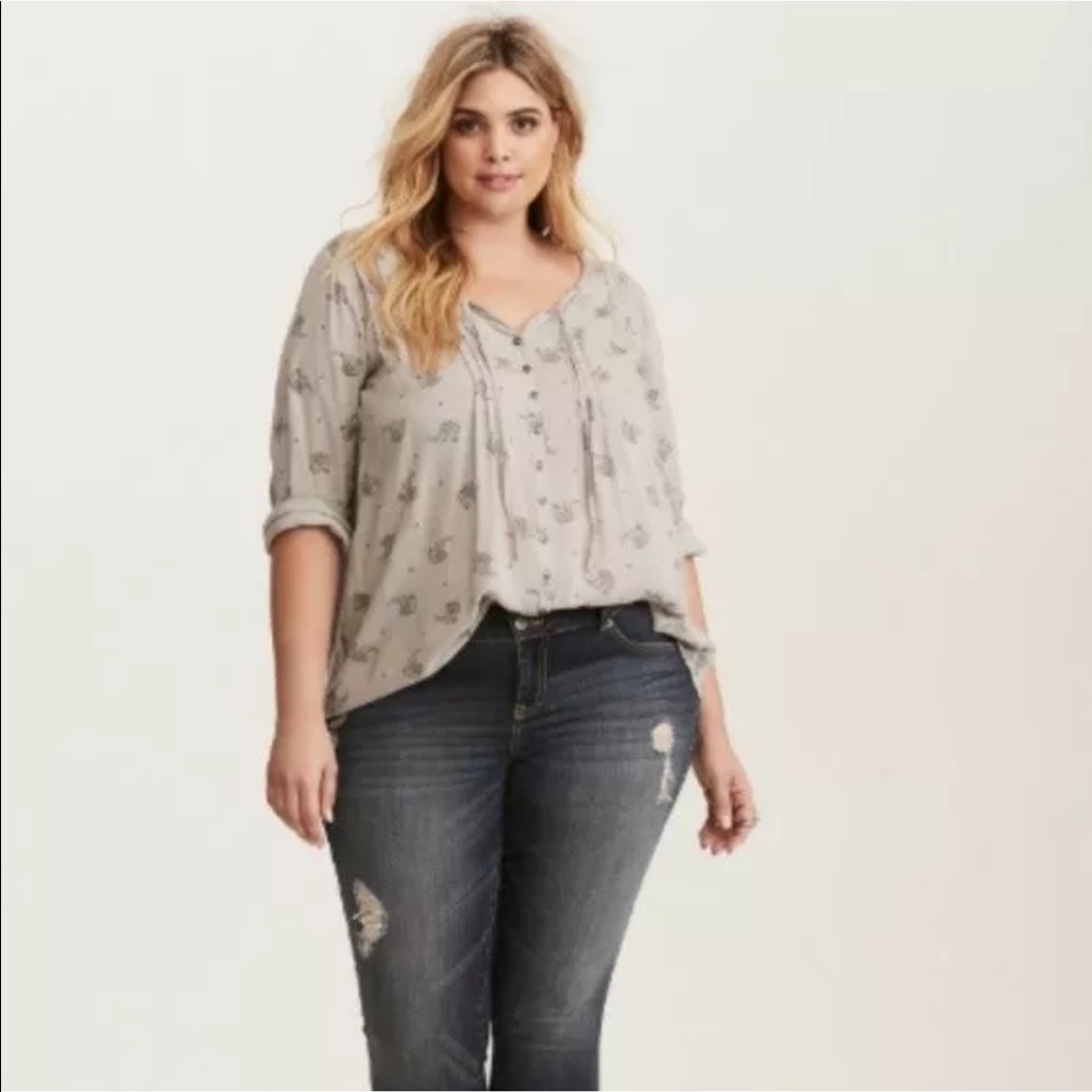Torrid paisley print tunic